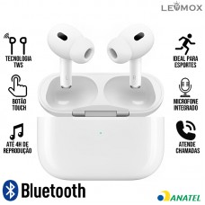 Fone Bluetooth LE-391-1 Lehmox - Branco